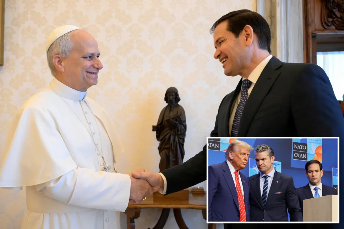Rubio gets ready for an open conversation with Pope Leo XIV as tensions rise between the Vatican and Trump