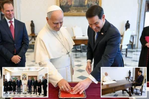 Rubio meets with Pope Leo XIV shortly after Trump's recent comments.