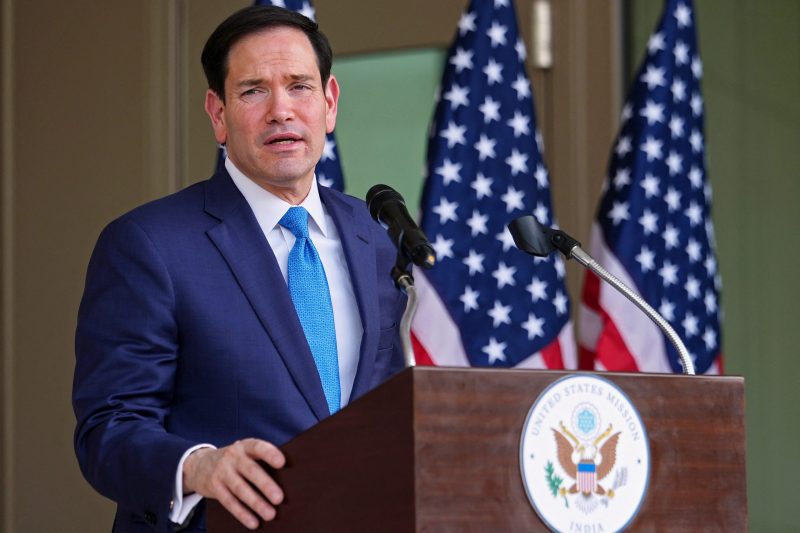 Rubio participates in the dedication ceremony for the U.S. Embassy and the Roosevelt House gathering in India