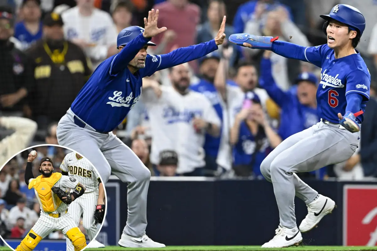 Running mistake leads to Dodgers' 1-0 defeat against Padres