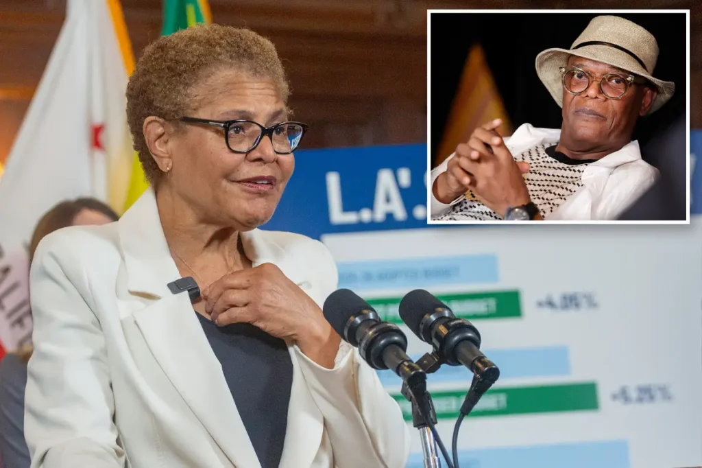 Samuel L. Jackson supports Karen Bass for mayor of Los Angeles