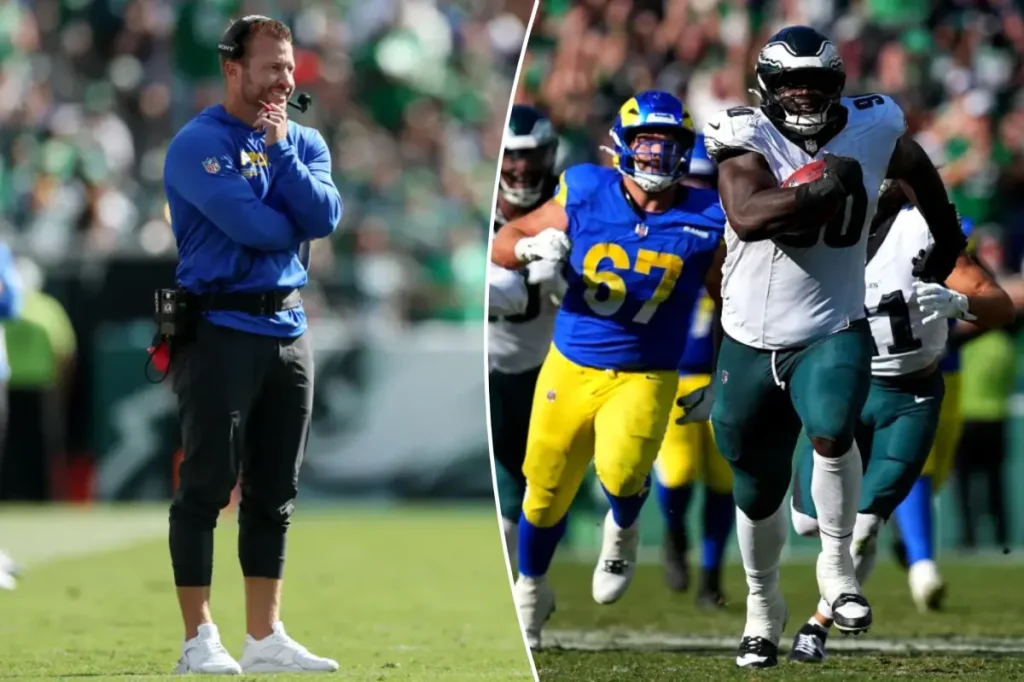 Sean McVay of the Rams felt like he had taken a quaalude during the Eagles game