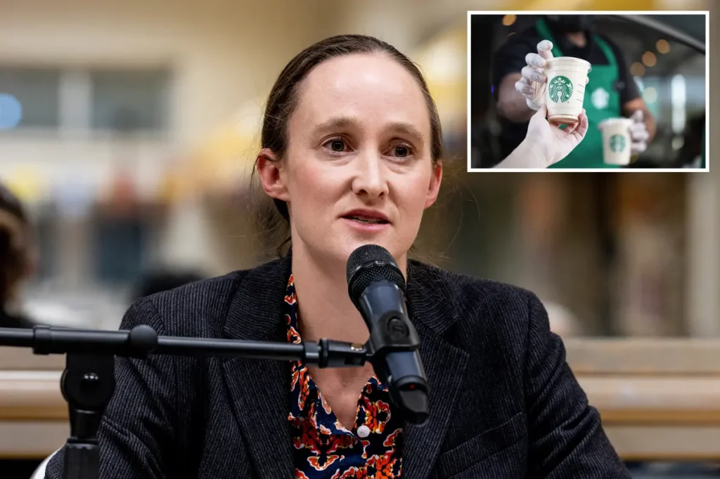 Seattle’s progressive mayor, Katie Wilson, retracts critical remarks about Starbucks.