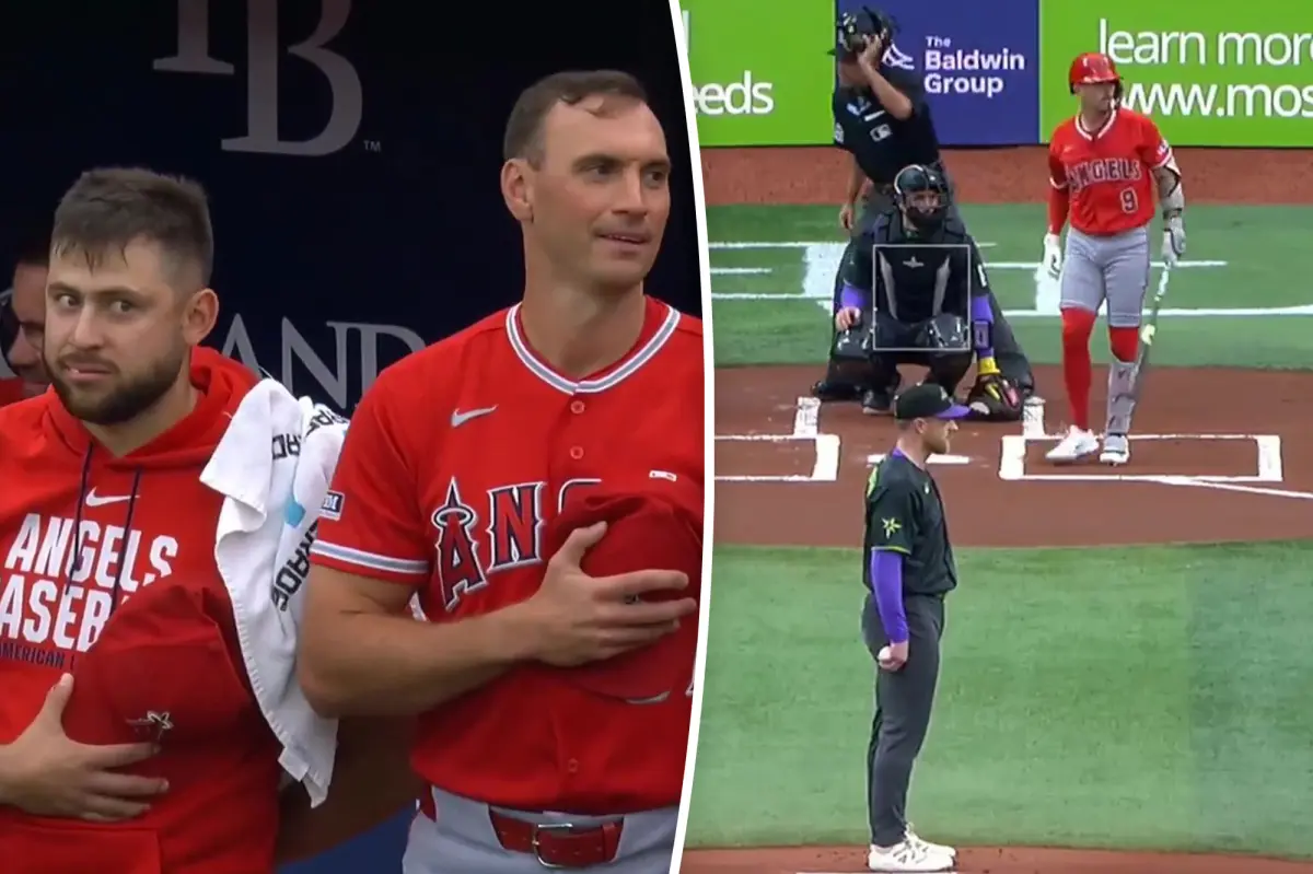 See: Angels pitcher Brent Suter and Rays players removed for anthem standoff