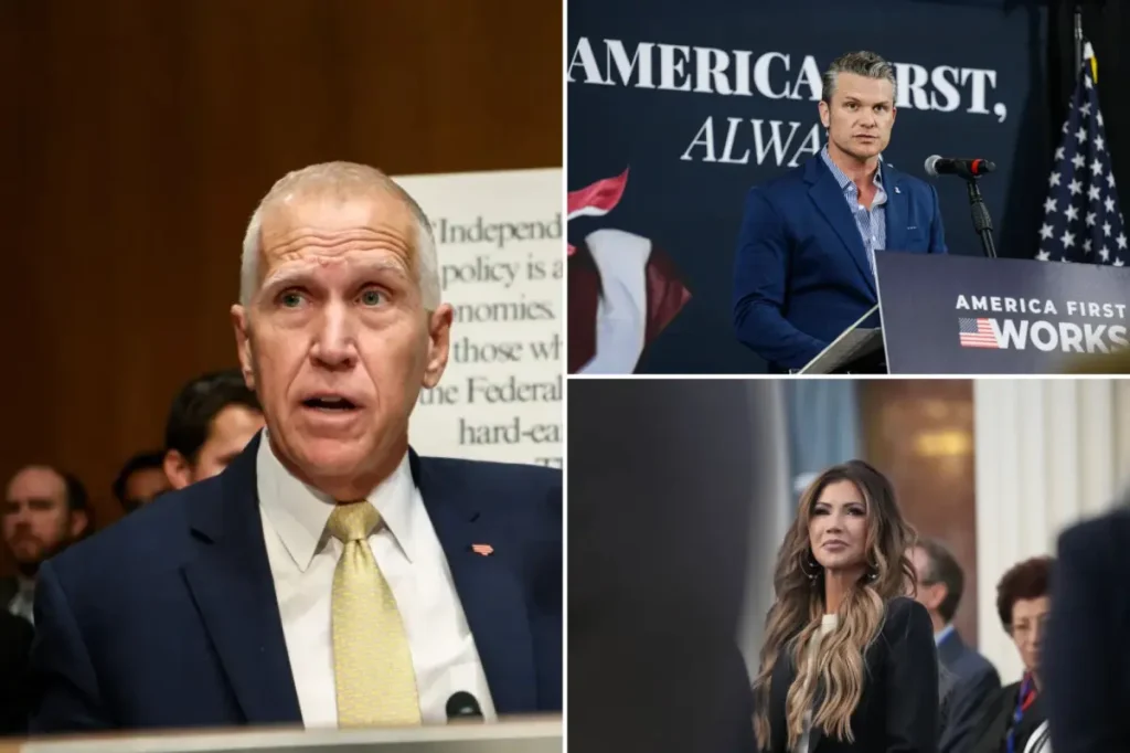 Senator Tillis criticizes Hegseth: Compares 'Kristi Noem to a five-star recruit'
