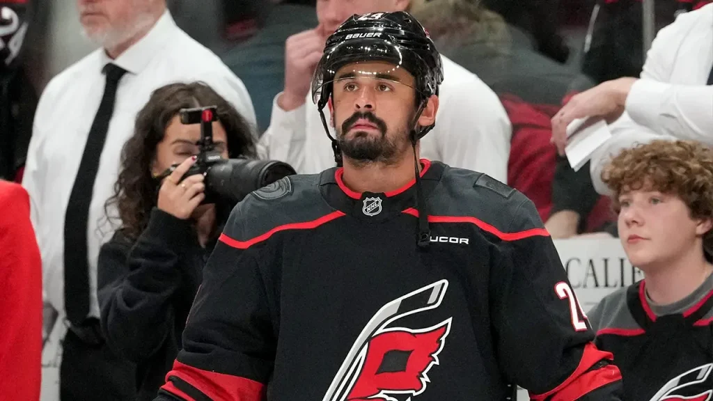 Seth Jarvis from the Carolina Hurricanes is attracting attention for his unusual bathroom candy habits.