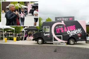 'Sexology 101' truck visits NJ college, distributes sex toys, condoms, and advice from a 'pleasure expert'