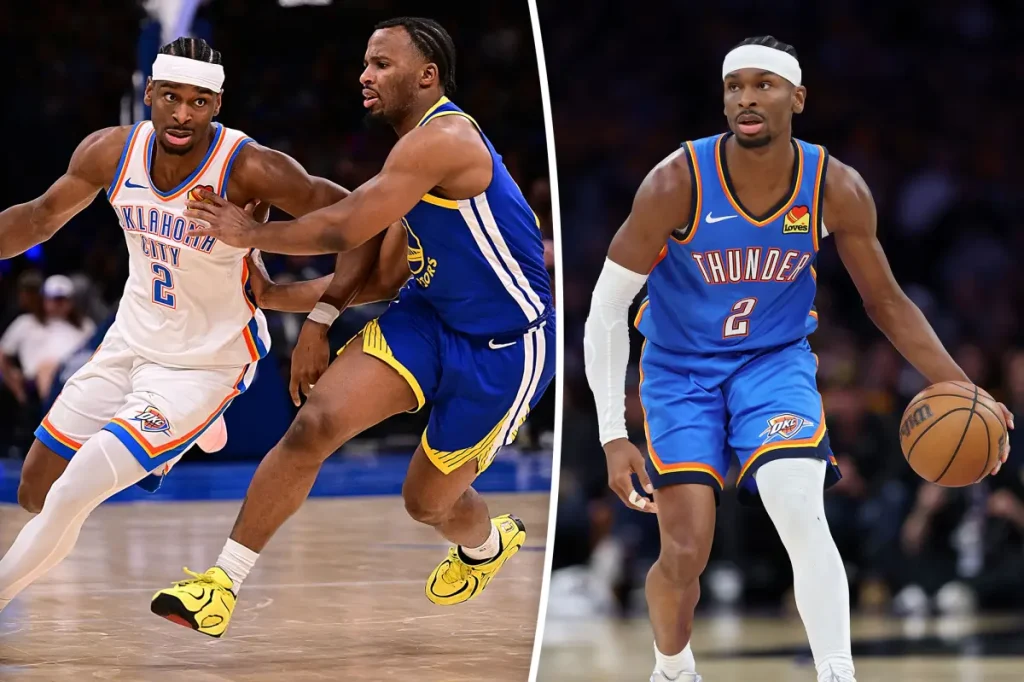 Shai Gilgeous-Alexander discusses whether the Thunder are on the same level as the Bulls and Warriors.