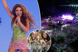 Shakira draws 2 million fans to Brazil's Copacabana Beach for a massive free concert