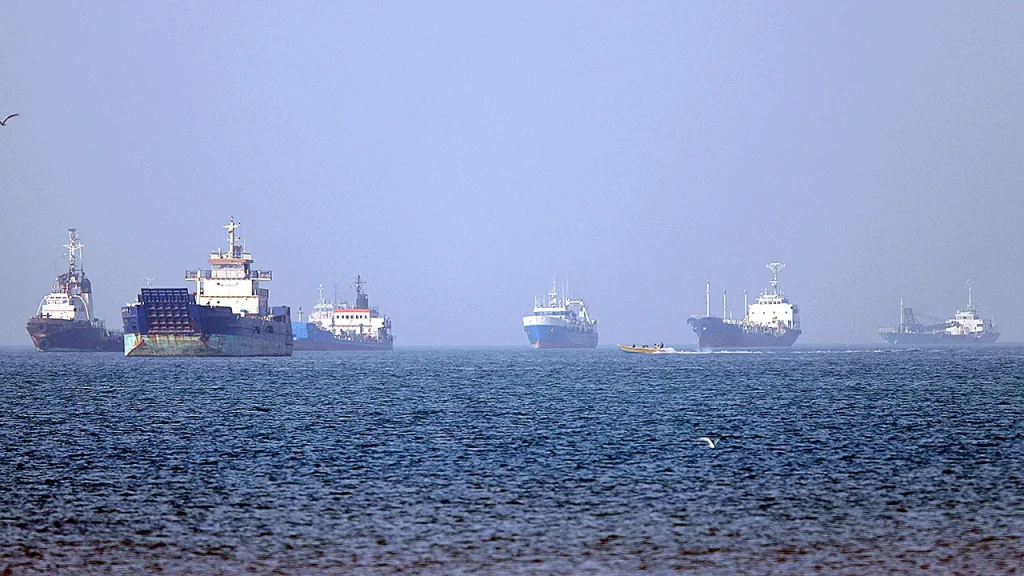 Ship captured in the Strait of Hormuz near UAE, moving towards Iran, according to UK sources
