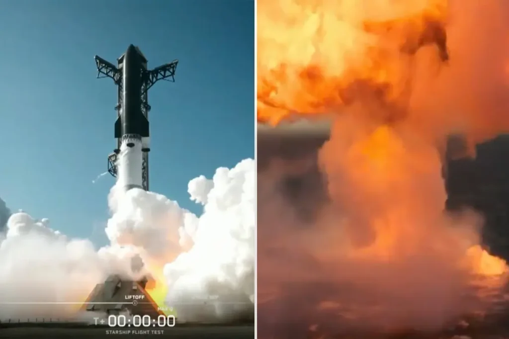 SpaceX Starship 12 launch concludes with impressive fireball