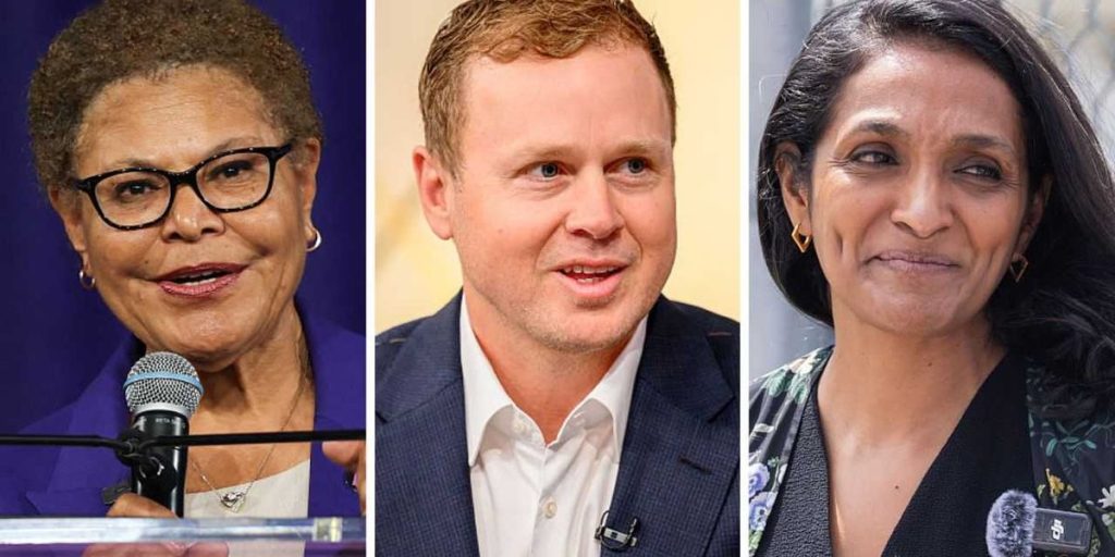 Spencer Pratt and Nithya Raman narrow Karen Bass’ advantage in close contest for LA mayor: Poll