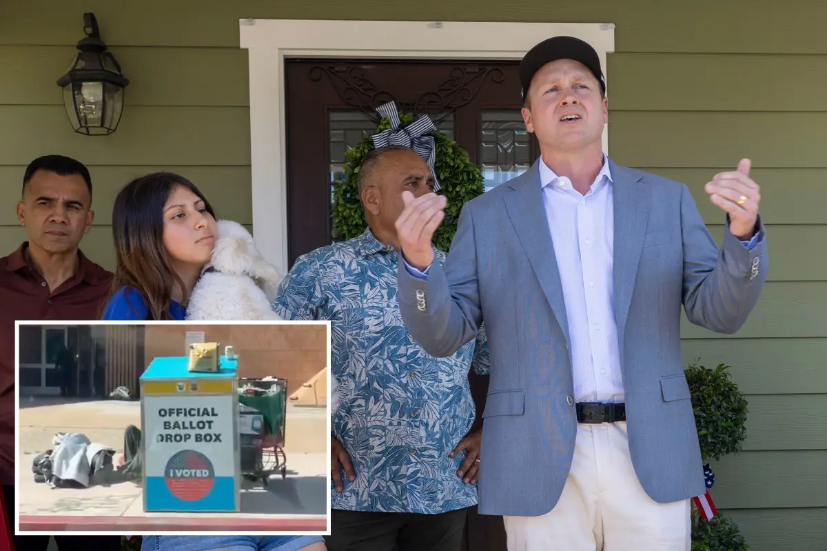 Spencer Pratt criticizes Karen Bass and Nithya Raman with video of homeless man resting by a ballot box.