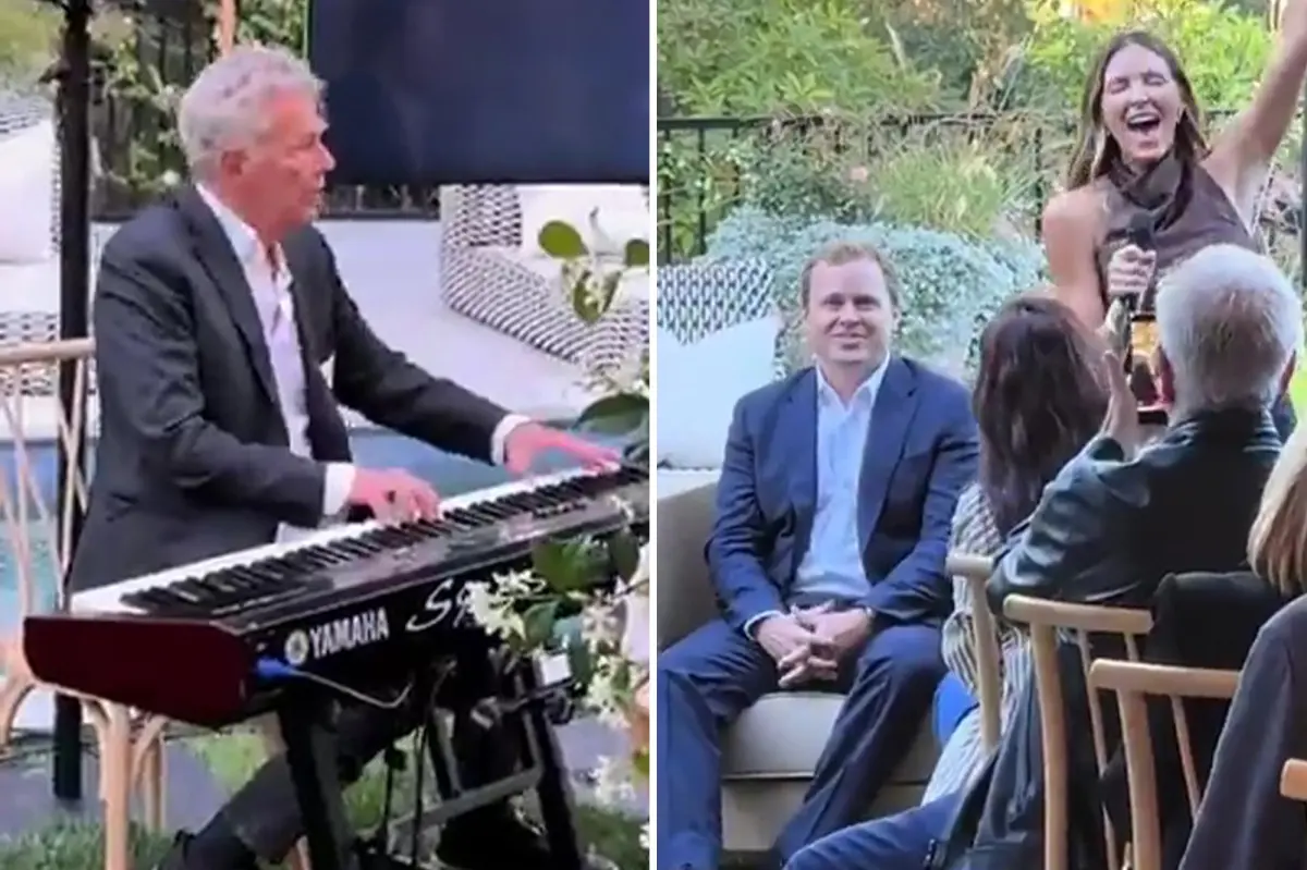 Spencer Pratt performed an anti-Bass song at a glamorous fundraiser in LA.