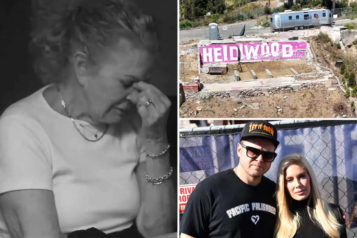 Spencer Pratt posts a video of his mother at a Pacific Palisades location