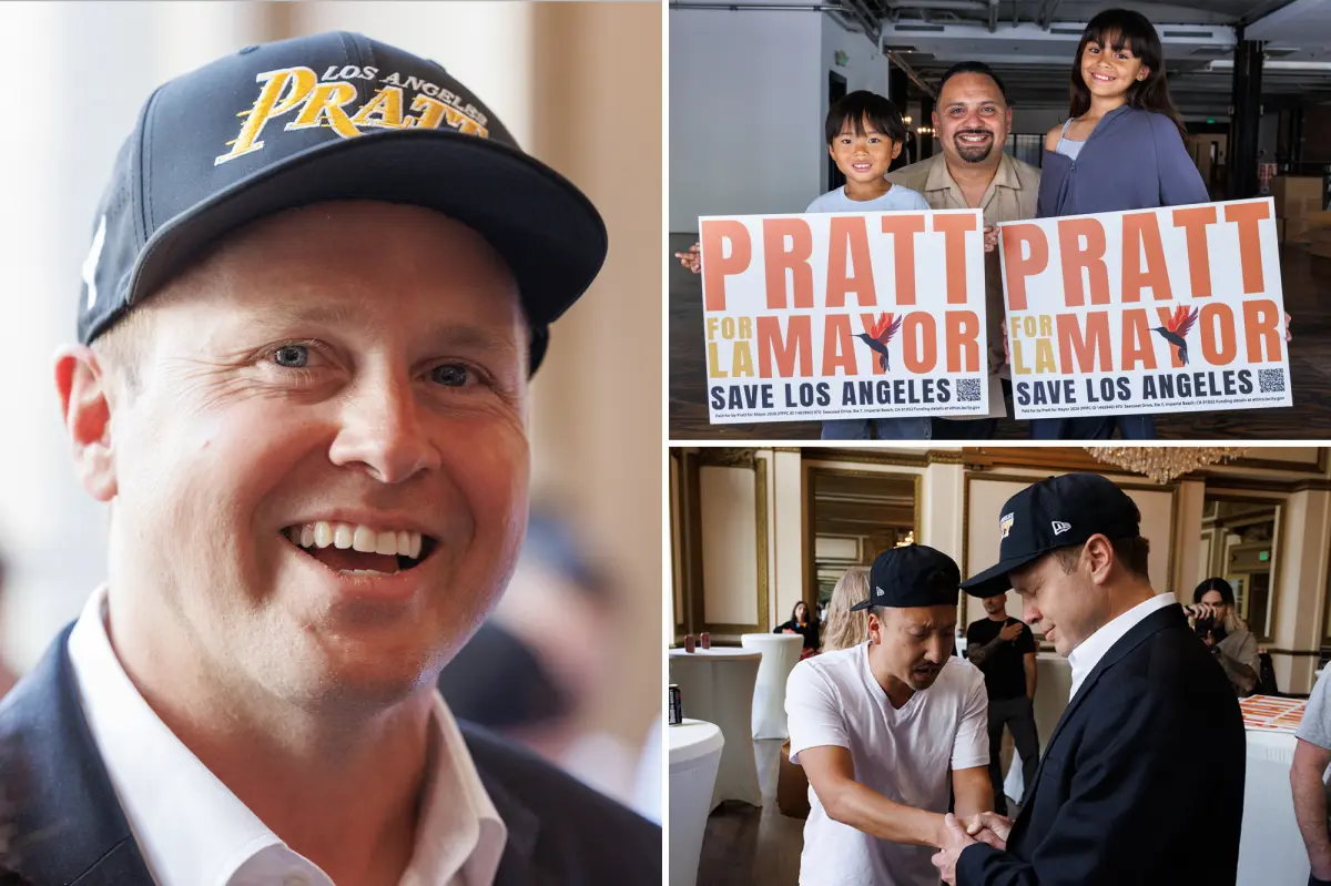 Spencer Pratt runs for mayor in downtown Los Angeles