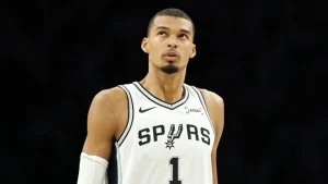 Spurs' Victor Wembanyama ejected for the first time after aggressive elbow in Western Conference semifinals