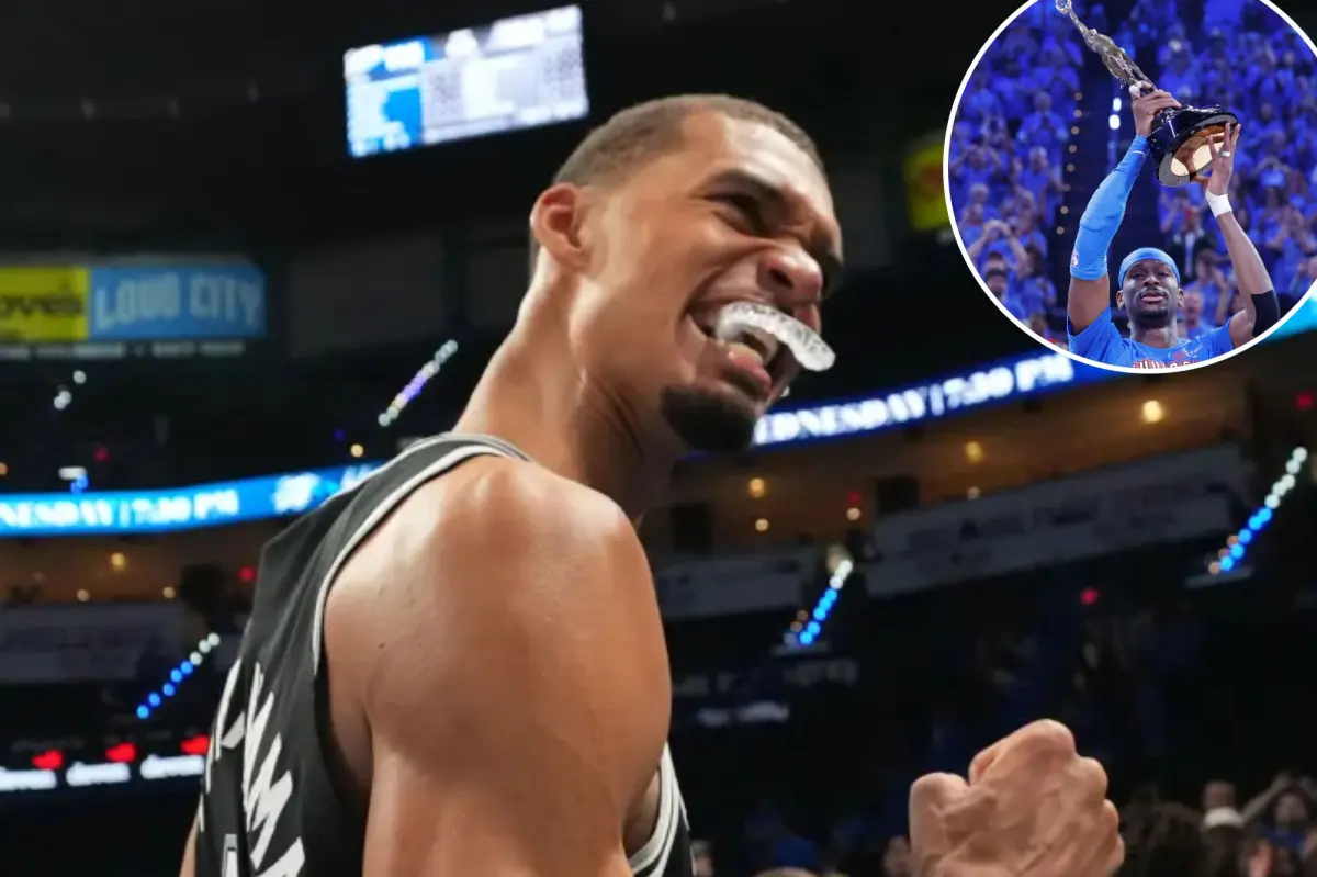 Spurs standout Victor Wembanyama expresses that Game 1 was significant after losing MVP to Thunder player