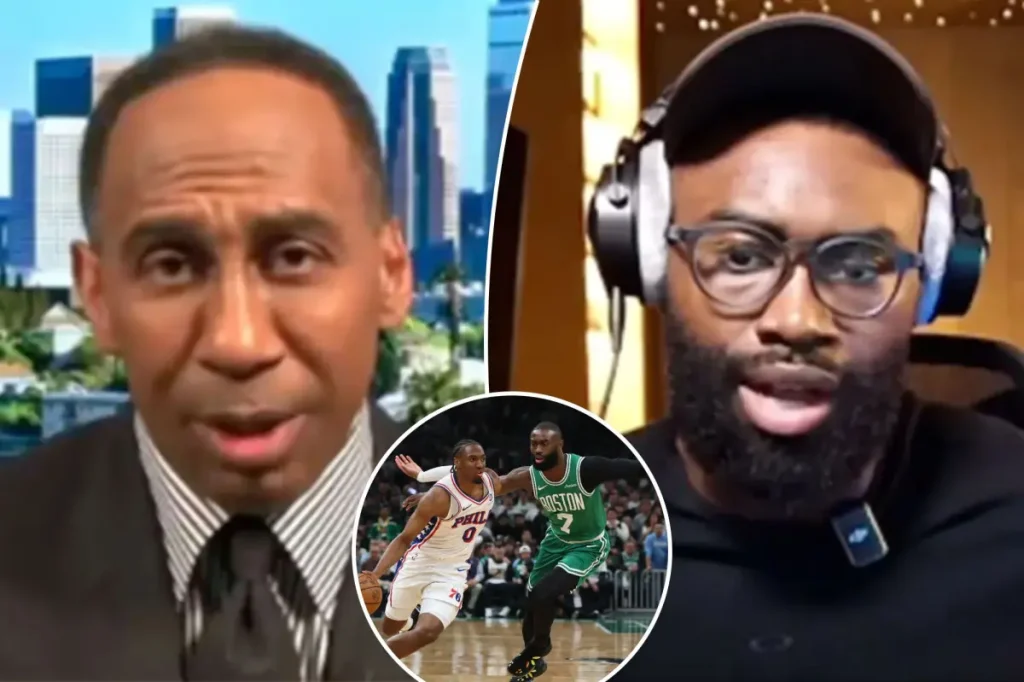 Stephen A. Smith cautions Jaylen Brown of the Celtics as the conflict escalates