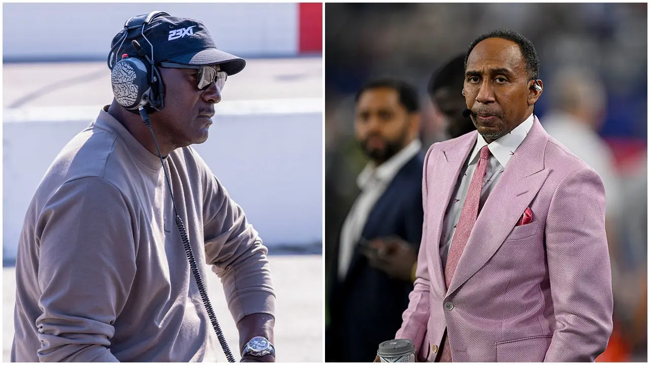 Stephen A Smith shares his debate with Michael Jordan on whether NASCAR drivers qualify as athletes.