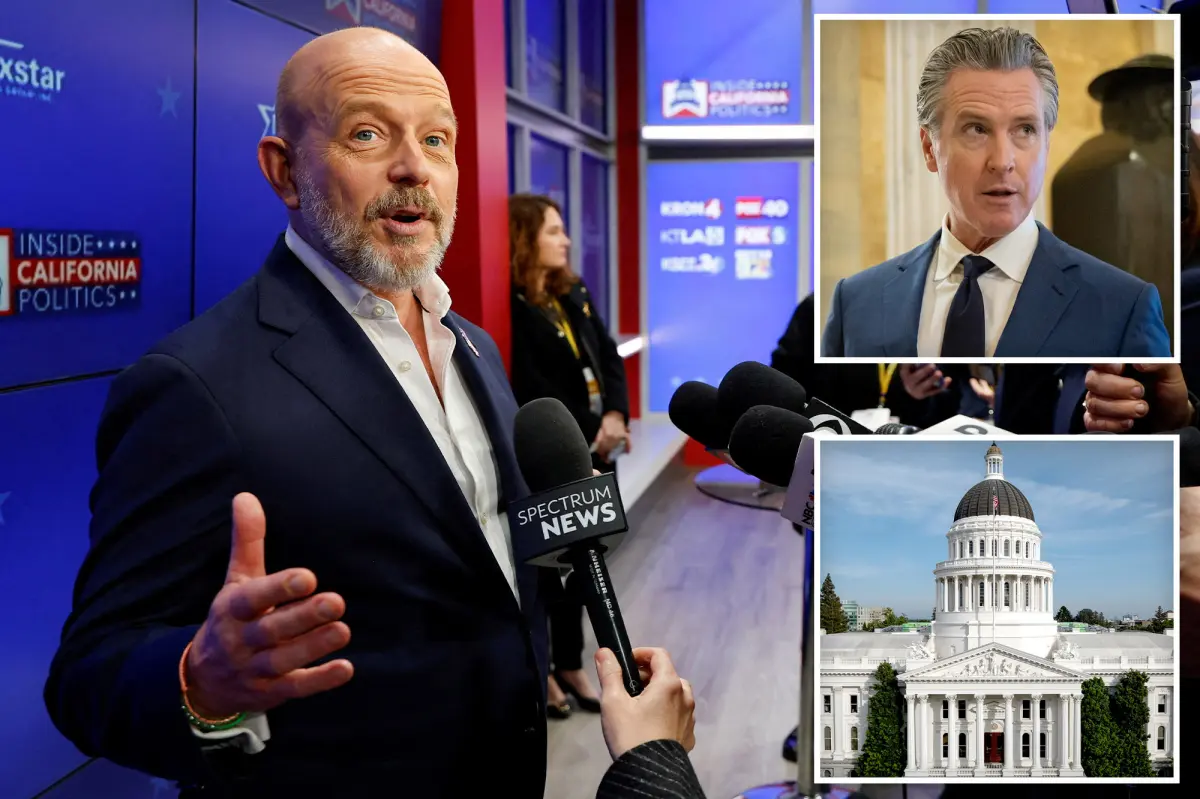 Steve Hilton's strategy for the first 100 days as California governor is bold.