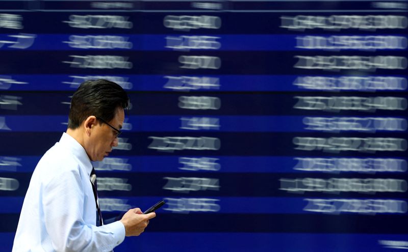 Stocks surge significantly, while oil and the dollar decline amid optimism for peace in the Middle East.