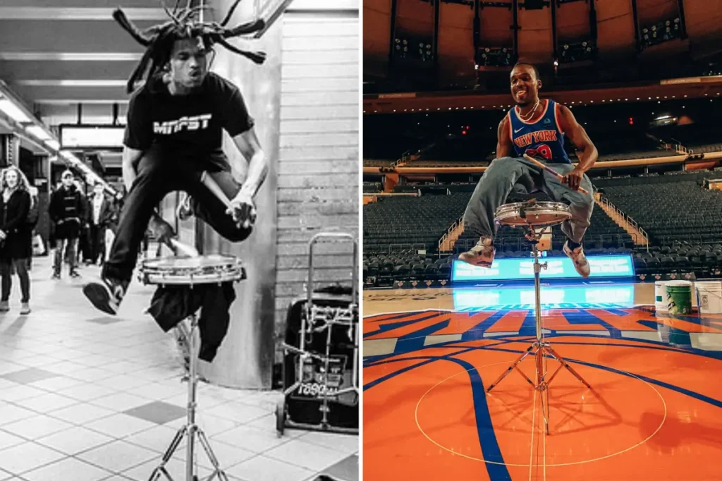 Subway musician performs for Knicks at Madison Square Garden in a dream come true moment
