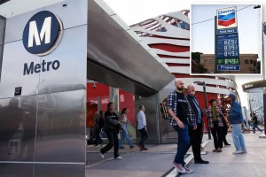 Subway use increases as gas prices strain Southern California, but service reductions are on the horizon.