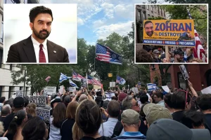 Supporters of Israel criticize Mamdani during intense protest outside Gracie Mansion
