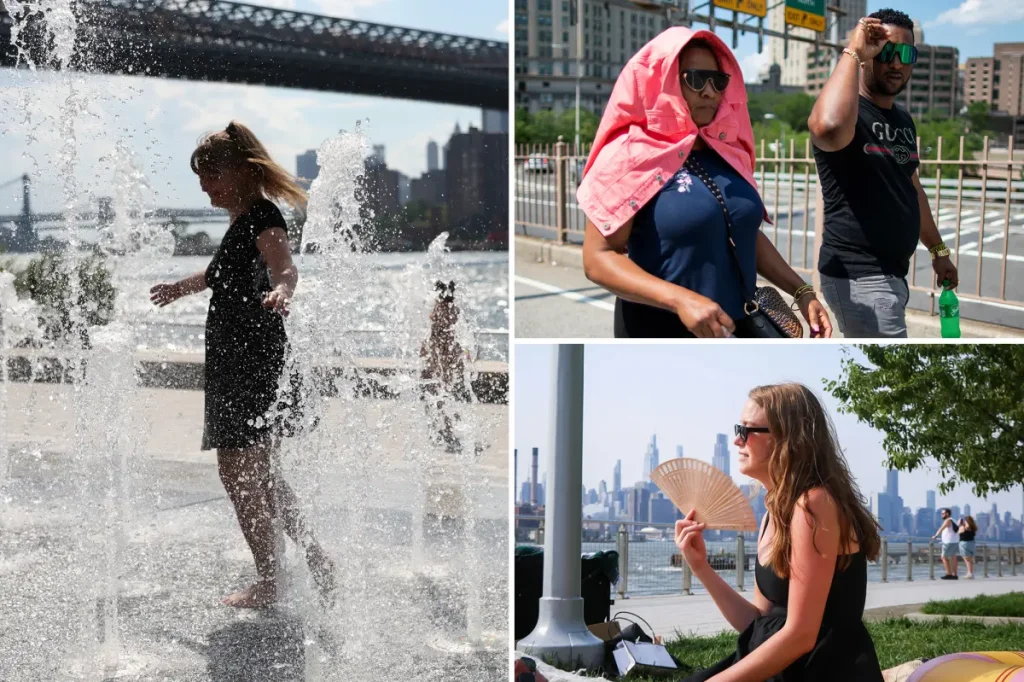 Sweltering summer in the city: Next week's temperatures in NYC and nearby areas rise to triple digits