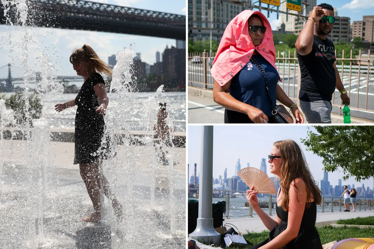 Sweltering summer in the city: Next week's temperatures in NYC and nearby areas rise to triple digits