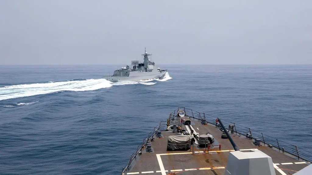 Taiwan reports that China sent out over 100 ships following the Trump-Xi meeting.