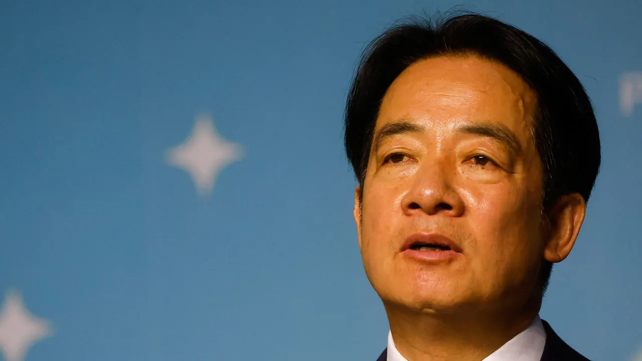 Taiwan's Lai Ching-te states the island "will never be compromised or exchanged."