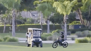Teenagers reportedly caused $3,000 worth of damage at a golf course in Florida.