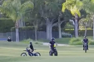 Teens caught on video damaging Florida golf course greens in dangerous prank, according to police.
