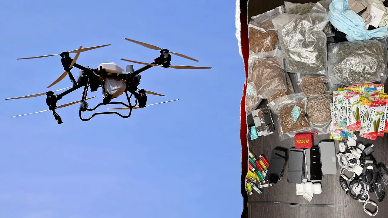 Teens in Georgia taken into custody for suspected drone delivery of contraband to prison