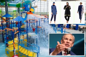 Texas Governor Abbott warns he will withdraw state funds if the city does not cancel the 'Muslim only' waterpark event.
