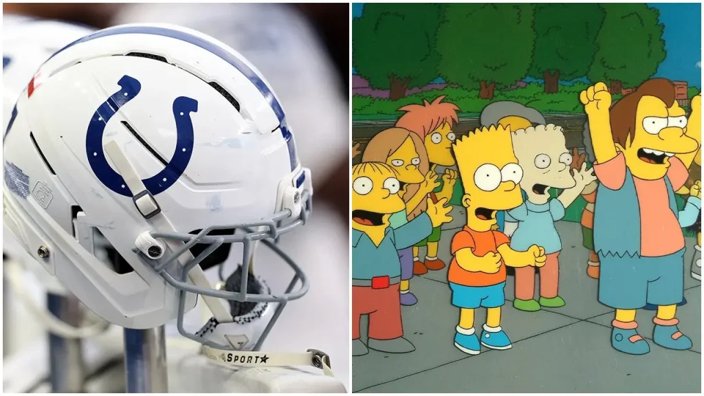 The Colts drew inspiration from "The Simpsons" for their schedule announcement, and it is exceptional.