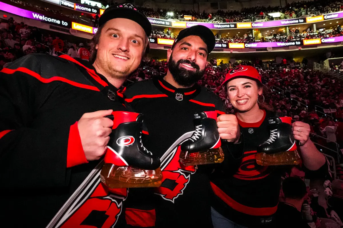 The popular beer skate won't make a comeback for the Hurricanes' playoff journey.