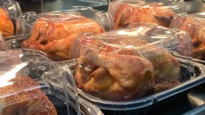 The rotisserie chicken bag is set to become this summer's essential accessory for grocery shopping.