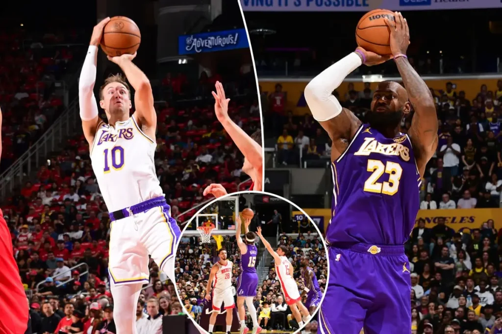Three-point shots made the difference in Lakers vs Rockets Game 6