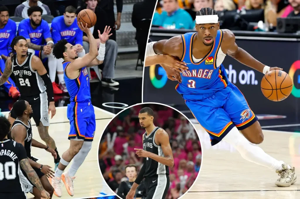 Thunder recover from a slow start to win against Spurs