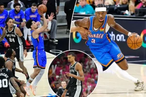 Thunder recover from a slow start to win against Spurs