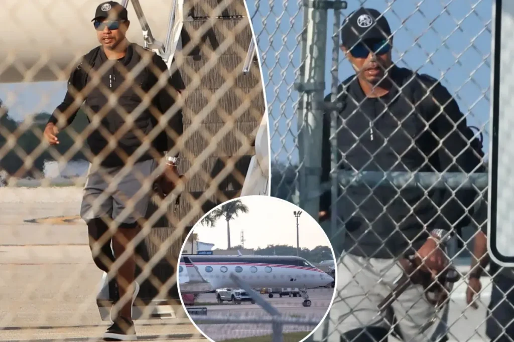 Tiger Woods returns to Florida following rehab in Switzerland, photos reveal