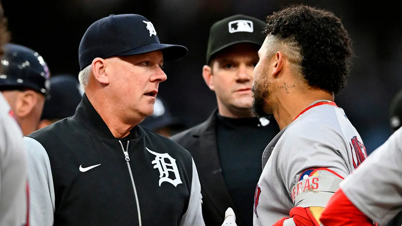 Tigers manager A.J. Hinch comments on Framber Valdez following his ejection for hitting a batter.