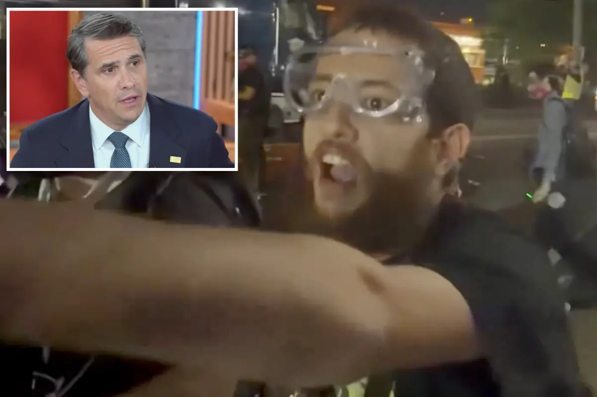 Todd Blanche promises to take action against the 'disgusting' protester who threatened to kill an ICE agent's family.