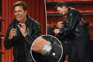 Tom Brady sports a diamond-encrusted Rolex at Kevin Hart's Netflix roast
