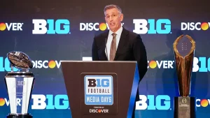 Tony Petitti from the Big Ten makes it clear to the SEC: Accept the 24-team CFP expansion or the format will remain at 12.