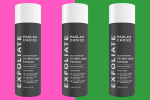 Top chemical exfoliator for rough skin texture: Paula’s Choice 2% BHA