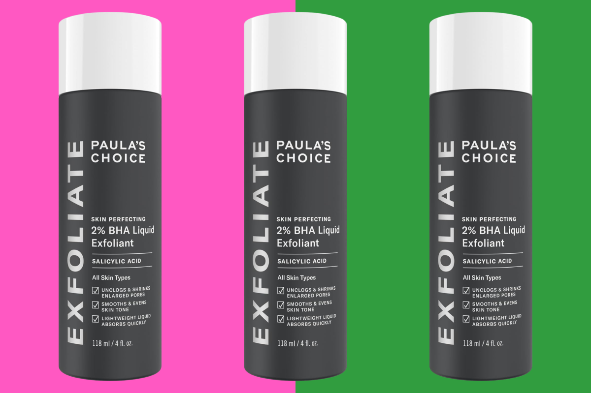 Top chemical exfoliator for rough skin texture: Paula’s Choice 2% BHA